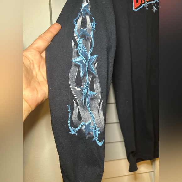 Bad Bunny Tour tshirt long sleeve El Ultimo Tour Del Mundo Double Sided size S - Picture 2 of 5